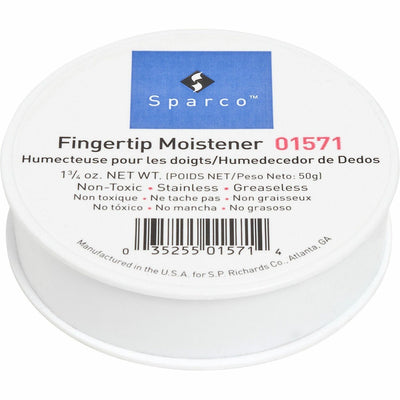 Sparco 1 3/4 Ounce Fingertip Moistener, White, SPR01571