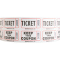 Sparco Roll Tickets, White, 2000 / Roll, SPR99210