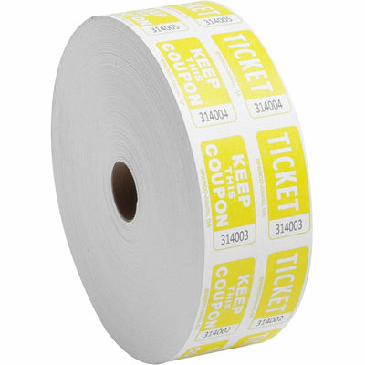 Sparco Roll Tickets, Yellow, 2000 / Roll, SPR99270