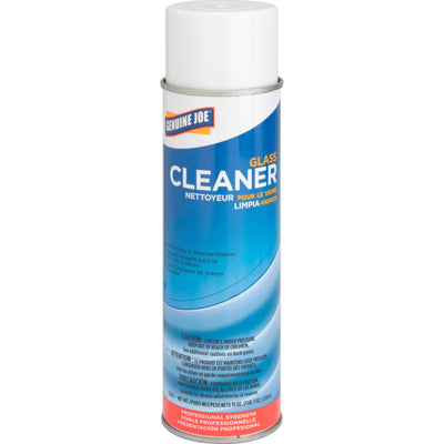 Genuine Joe Glass Cleaner Aerosol, White, GJO02103