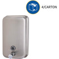 Genuine Joe Liquid/Lotion Soap Dispenser, Stainless Steel, GJO02201