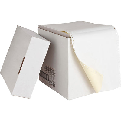 Sparco Multicolor Carbonless Computer Paper, White, 8 1/2" x 11", 1850 / Carton, SPR01384