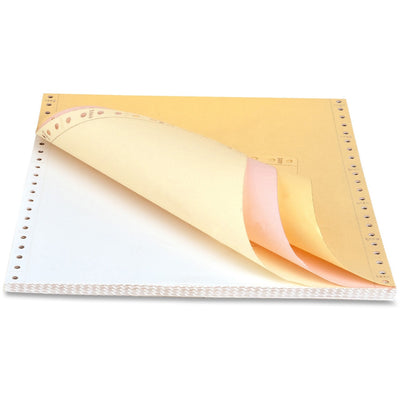 Sparco 4-part Cont.-form Multicolor Computer Paper, Assorted, 8 1/2" x 11", 900 / Carton, SPR01386