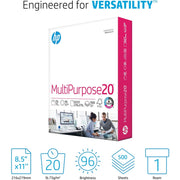 HP Multipurpose20 Copy Paper - White, 1 RM