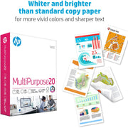 HP Multipurpose20 Copy Paper - White, 1 RM