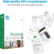 HP Papers Recycled30 Paper - White, 1 Carton