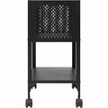Lorell Mesh Rolling File, Black, LLR60175