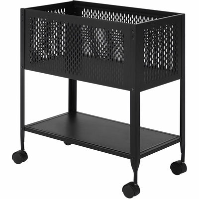 Lorell Mesh Rolling File, Black, /CT — view 1