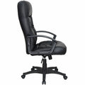 Lorell Tufted Executive High-Back Office Chair, Black, LLR60116