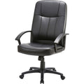Lorell Chadwick Series Executive High-Back Chair, Black, LLR60120