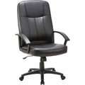 Lorell Chadwick Series Executive High-Back Chair, Black, LLR60120