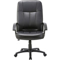 Lorell Chadwick Series Executive High-Back Chair, Black, LLR60120