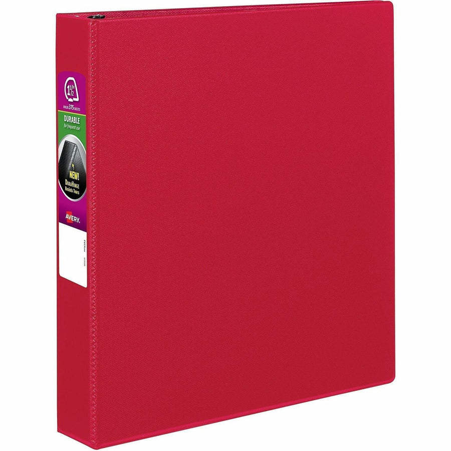 Avery Durable Binder, Red, 8 1/2" Width x 11" Length, 12EA/CT — view 1