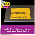 3M Post-it Super Sticky Lined Meeting Notepads, Limeade, 4 / Pack, MMM6845SSPL