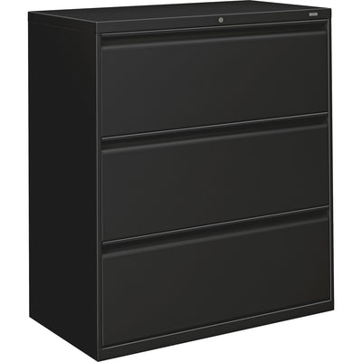 The HON HON Lateral Files - 3-Drawer, Black, HON883LP