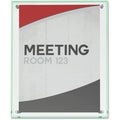 Deflecto Superior Image Beveled Edge Sign Holder, Clear, DEF799693