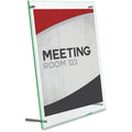 Deflecto Superior Image Beveled Edge Sign Holder, Clear, DEF799693