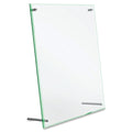 Deflecto Superior Image Beveled Edge Sign Holder, Clear, DEF799693