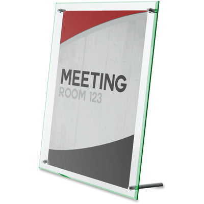 Deflecto Superior Image Beveled Edge Sign Holder, Clear, 6EA/CT — view 1