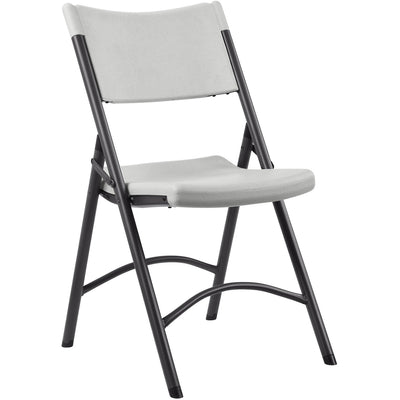 Lorell Heavy-duty Blow-Molded Folding Chairs, 4 / Carton — view 1