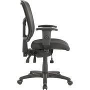 Lorell ErgoMesh Series Managerial Mesh Mid-Back Chair, 1 Each
