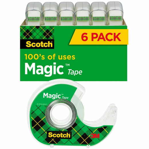 Scotch 3/4"W Magic Tape, 1 Pack