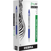 Zebra Z-grip Max Retractable Ballpoint Pens, 1 Dozen
