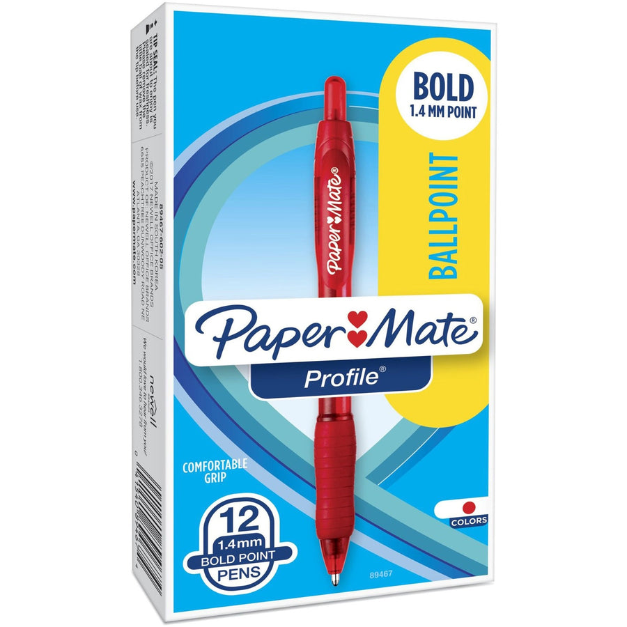 Newell Paper Mate Profile Retractable Ballpoint Pens, 1 Dozen — view 1