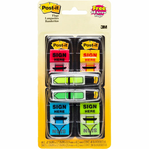 Post-it® Message Flag Value Pack, 1 Pack