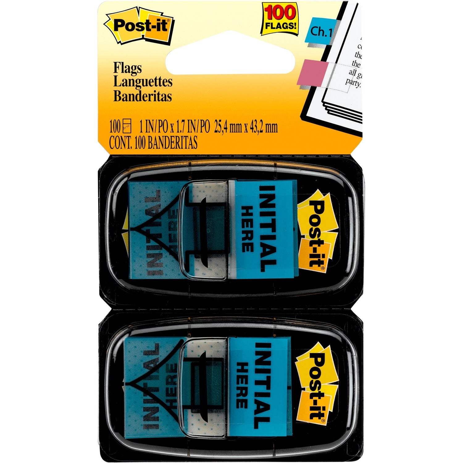 Post-it® Message Flags, 1 Pack