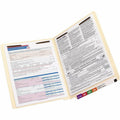 Smead Straight Tab Cut Letter Recycled Fastener Folder, Manila, 8 1/2" Width x 11" Length, 50 / Box, SMD34160