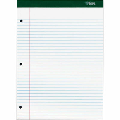TOPS Double Docket Rigid Back Legal Pads, 8 1/2" x 11 3/4", 1 Pad — view 1