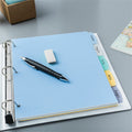 Avery Big Tab Write & Erase Plastic Dividers, 5 tabs, 1 set, Multicolor, 8.50" Width x 11" Length, 5 / Set, AVE16170