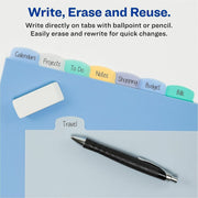 Avery® Big Tab™ Write & Erase Plastic Dividers, 8 tabs, 1 set