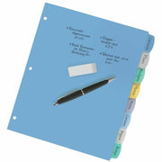 Avery® Big Tab™ Write & Erase Plastic Dividers, 8 tabs, 1 set