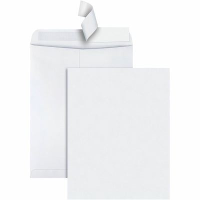 Quality Park 12 x 15-1/2 Catalog Mailing Envelopes with Redi-Strip Self-Seal Closure, White, 100 / Box — view 1