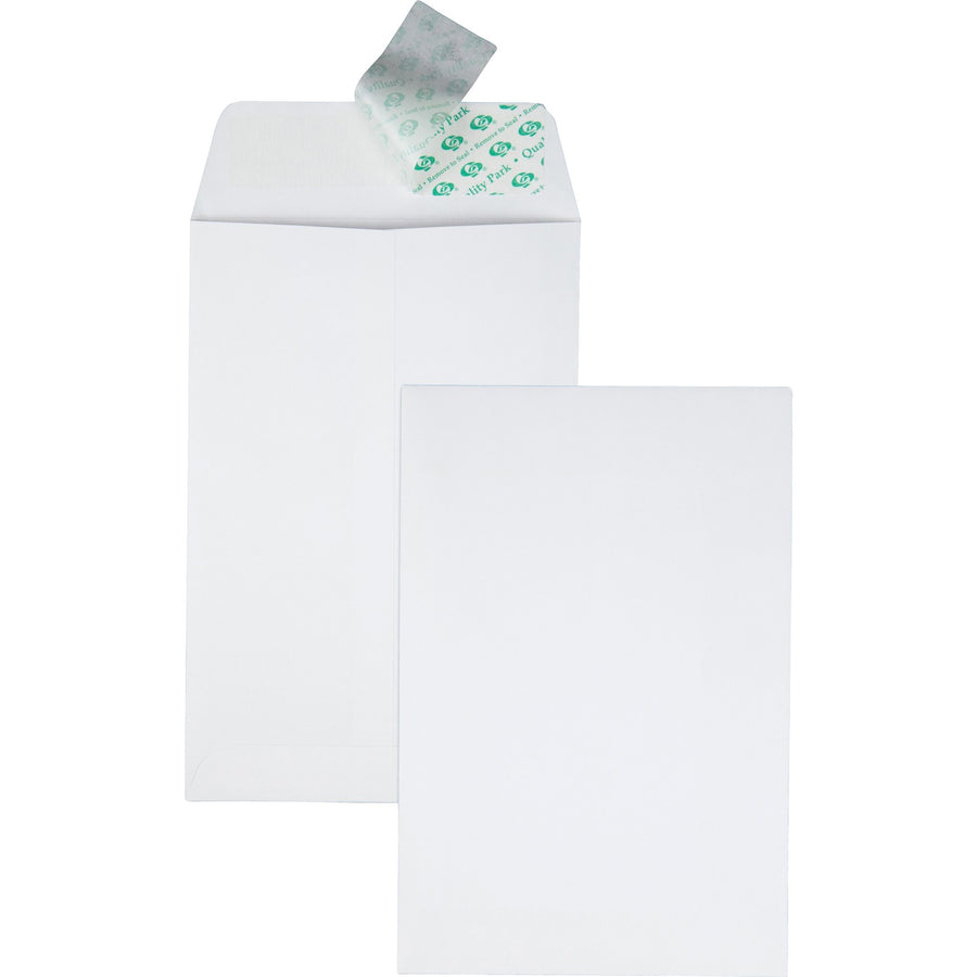 Quality Park 6 x 9 Catalog Envelopes with Self-Seal Closure, White, 100 / Box — view 1