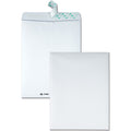 Quality Park 10 x 13 Tech-no-Tear Paper Out Catalog Envelopes with Self-Sealing Closure, White, 100 / Box, QUA77397