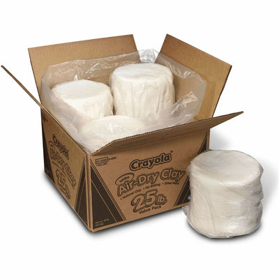 Crayola Air-Dry Clay Value Pack, White, 4 / Box, CYO575001