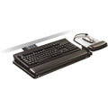 3M Sit/Stand Easy Keyboard Tray Platform Gel Wrists Precise Mouse Pad, Black, 1, MMMAKT180LE