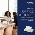 Kimberly-Clark Kleenex Professional Facial Tissue for Business - Flat Box, White, 12 / Carton, KCC03076