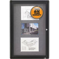 ACCO Quartet Enclosed Bulletin Board, QRT2363L