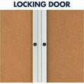 ACCO Quartet Enclosed Bulletin Board for Indoor Use, QRT2364