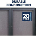 ACCO Quartet Enclosed Bulletin Board, QRT2364L