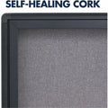 ACCO Quartet Enclosed Bulletin Board, QRT2364L