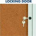 ACCO Quartet Enclosed Bulletin Board for Indoor Use, QRT2366