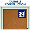 ACCO Quartet Enclosed Bulletin Board for Indoor Use, QRT2366
