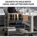 Fellowes Wire Mail Cart, Chrome, FEL40912