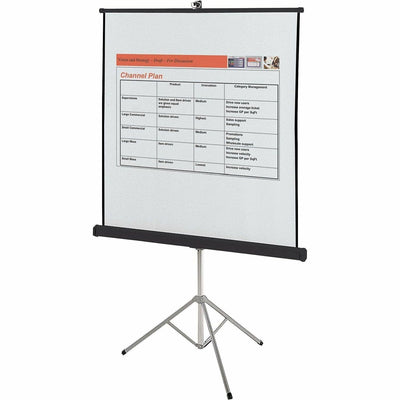 ACCO Quartet Manual Projection Screen, White, QRT560S