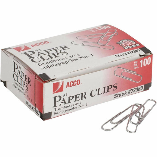 ACCO Premium Paper Clips, 1 Pack